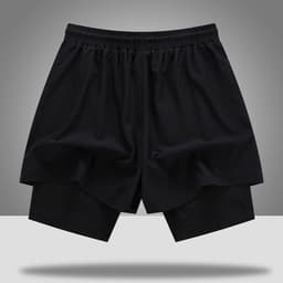 image-Men's Basketball Shorts - Grey Nylon Quick-Dry Loose