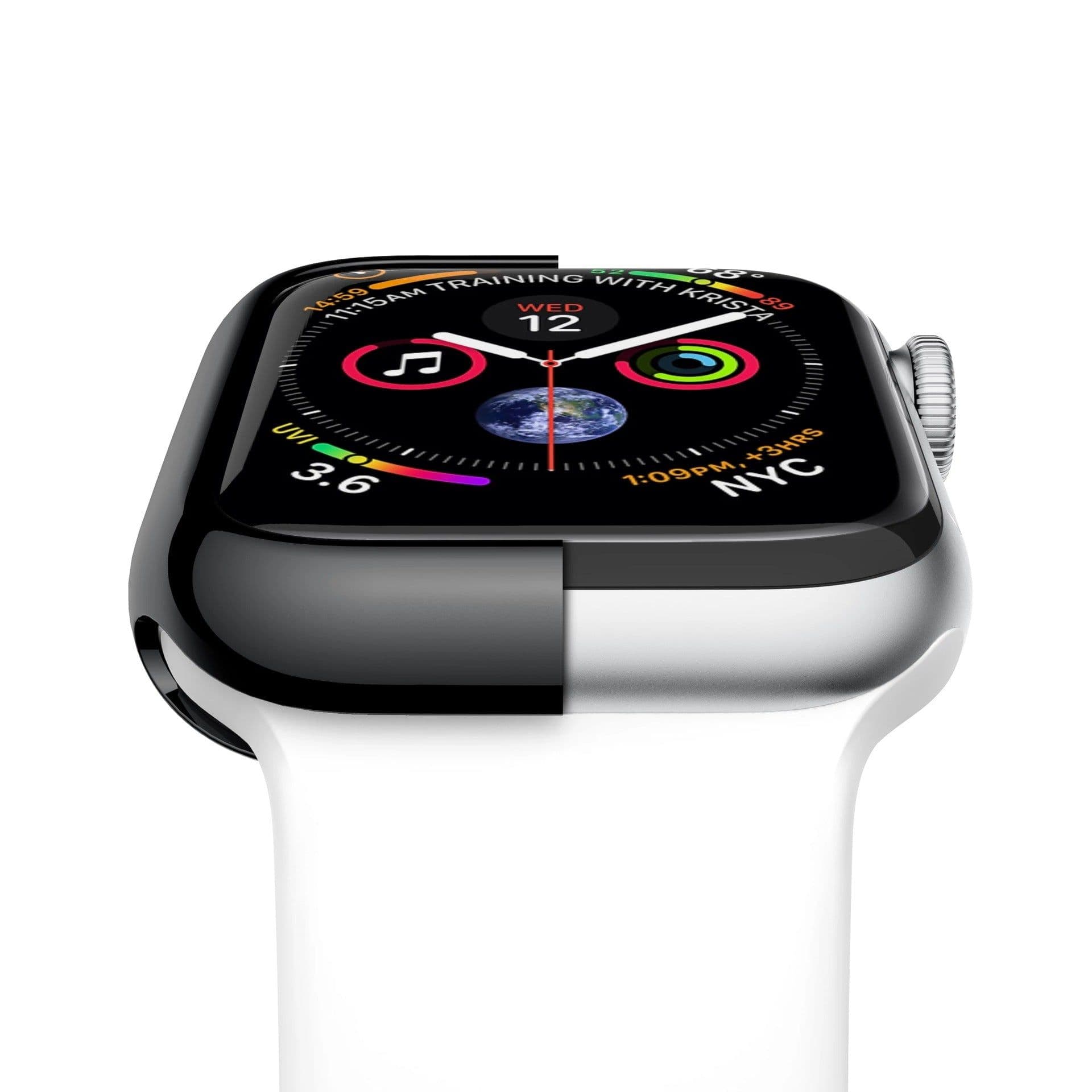 image-Suitable for Apple TPU electroplating case protective case apple iwatch6 5 all-inclusive protective cover Apple watch case