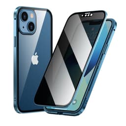 image-Suitable for iPhone14 mobile phone case Magneto Apple HD / anti-peep double-sided glass metal magnetic suction protective cover