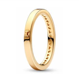image-Pan's new ring white copper plated silver full diamond rose gold ring exclusive for women cross-border
