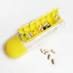 image-Multifunctional two-in-one creative water cup medicine box 7-day medicine box 7 compartments outdoor portable convenient water bottle medicine box cup