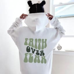 image-Faith Over Fear Hoodie - Black 4XL