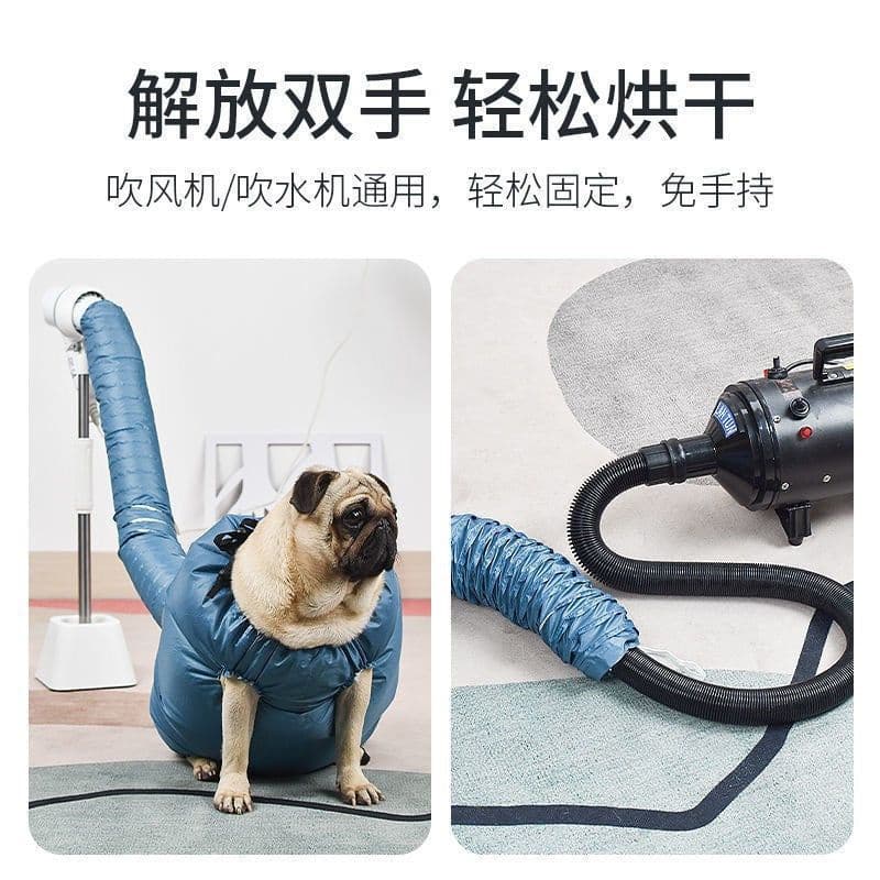 image-Pet Drying Bag - XXL Blue Dog Cat Bath Hair Dryer