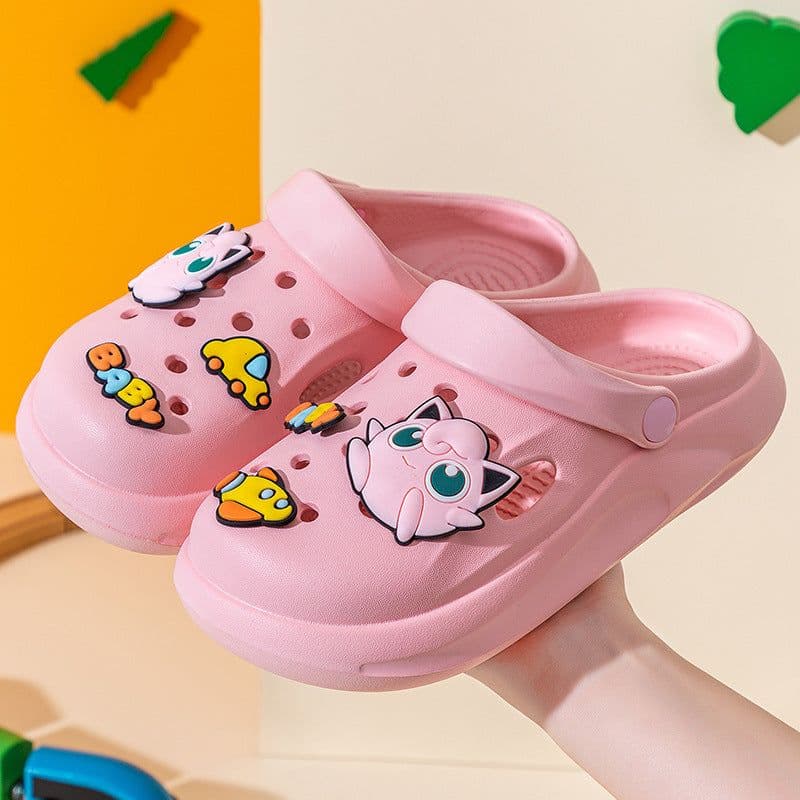 image-Pikachu EVA Slippers Children Lake Blue 36-37