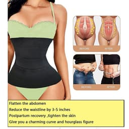 image-Cross-border new waist trainer sports restraint belt ladies belt tummy wrap elastic abdominal belt