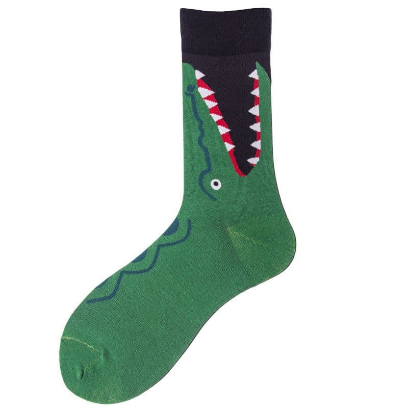 image-Cotton Socks Men's Mid-Tube Casual - Cityscape