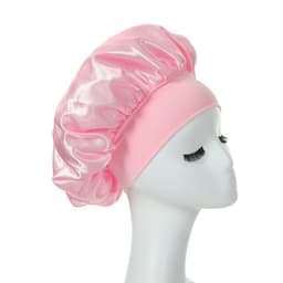 image-Amazon hot selling wide strip wide brim high elastic headband night cap ladies chemotherapy cap hair care cap