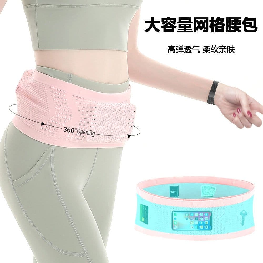 image-MAKINO FOX Sports Waist Bag Purple Nylon