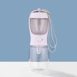 image-Portable Dog Water Cup - Plastic Pet Drinking Cup for Outdoor Use