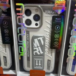 image-Mutural iPhone 15 Pro Case - Red TPU PC Wristband