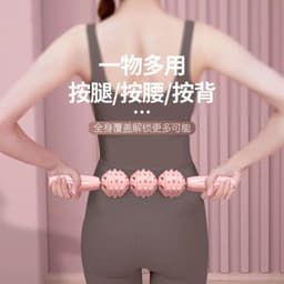 image-Stovepipe massage stick mace roller fitness fascia stick leg muscle relaxation roller calf yoga stretching