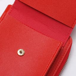 image-Light Purple PU Leather Phone Bag - Korean Style