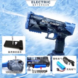 image-Ice Burst Electric Water Gun - Flame Red Auto Burst