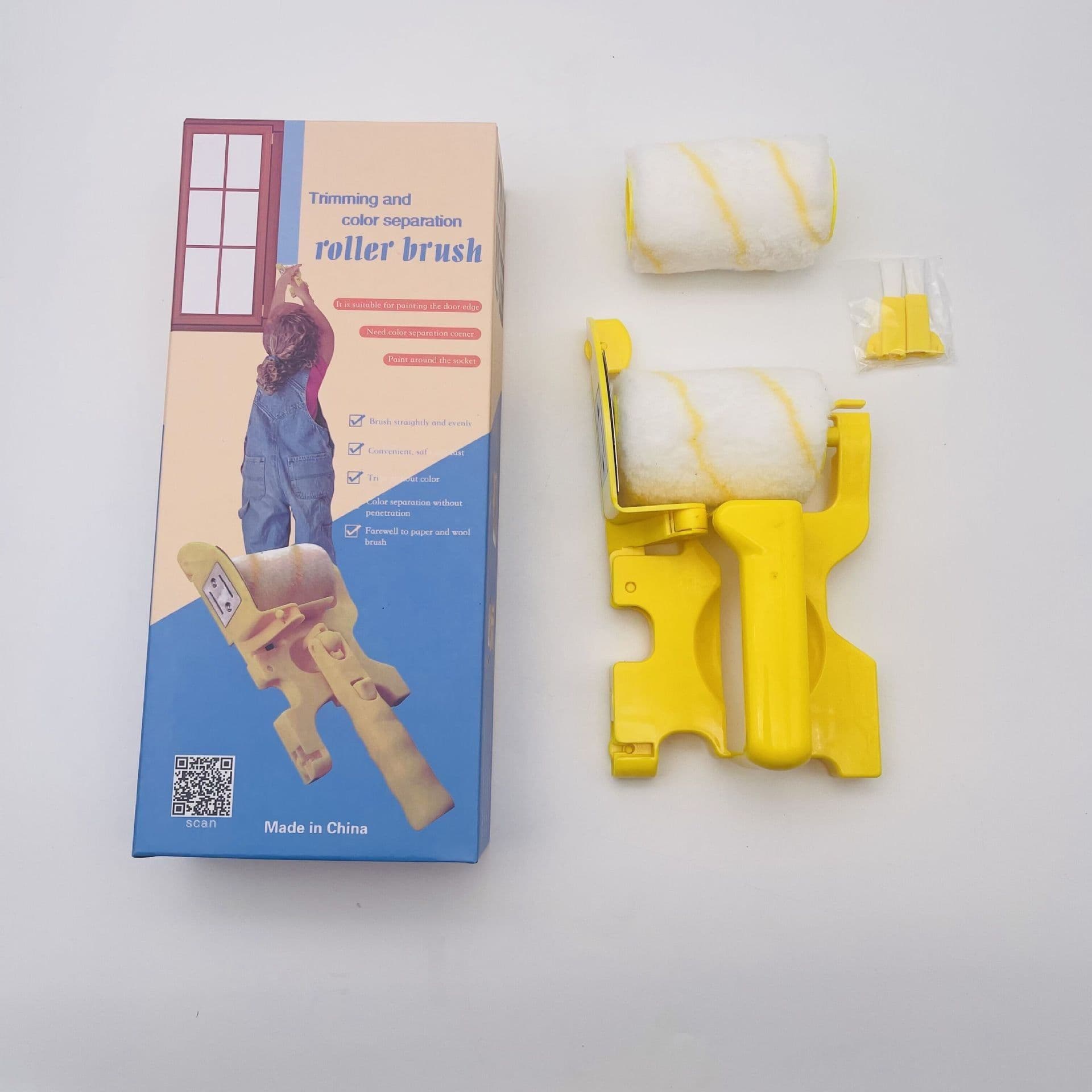 image-Roller Brush Paint Brush - Nylon 3201 Single
