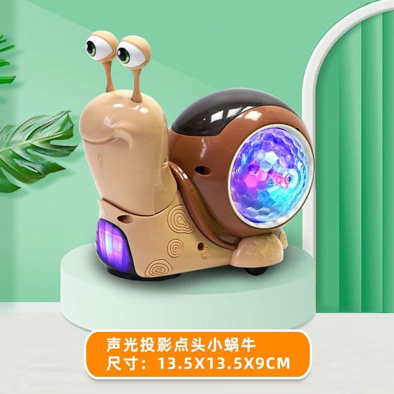 image-Electric Snail Toy - Light Music Kids 4-6 Years