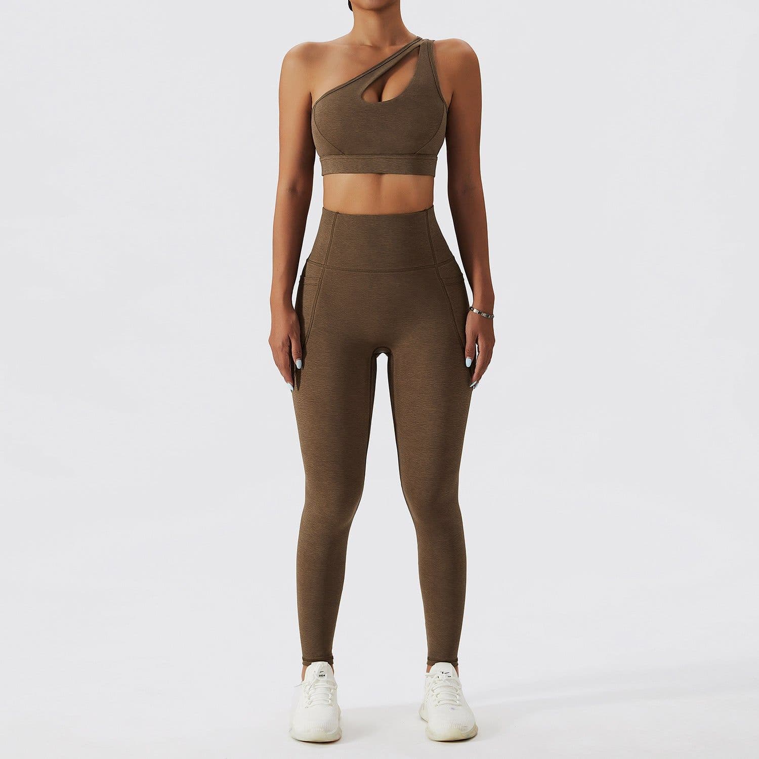 image-High-end Yoga Sports Vest & Pants - Women's Moisture Wicking Suit