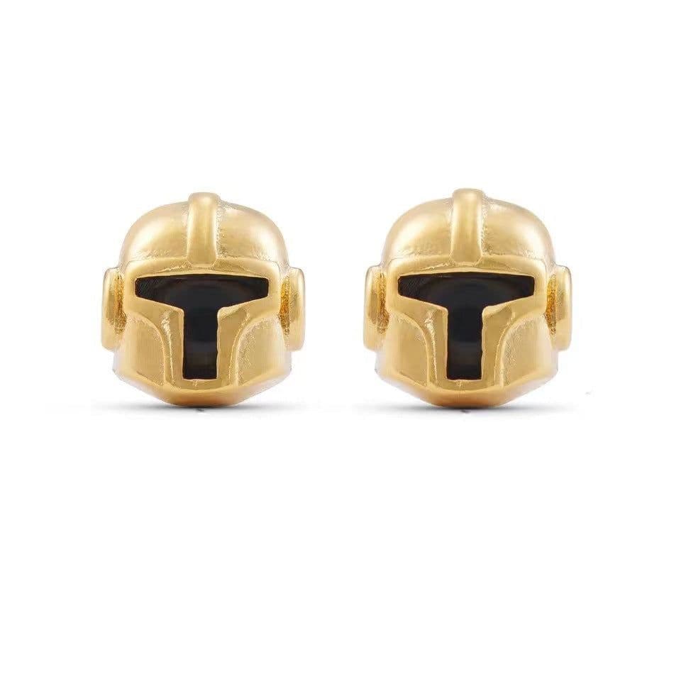 image-Star Wars Stud Earrings - Mask Alien Design