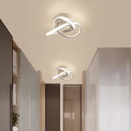 image-Nordic LED Ceiling Light - Porch Aluminum
