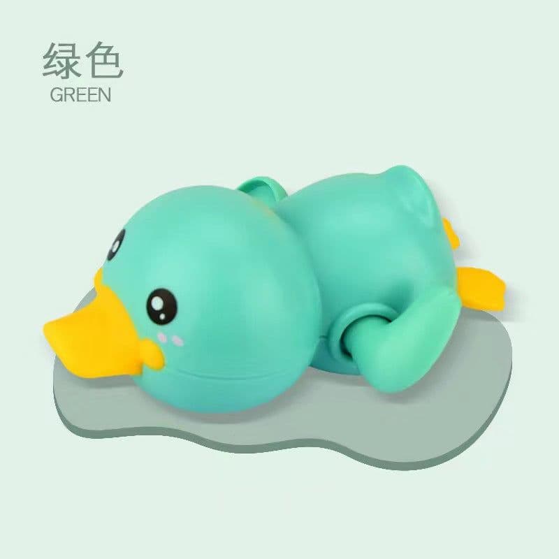 image-Baby Bath Toys Set - Turtle Dolphin Duck Frog
