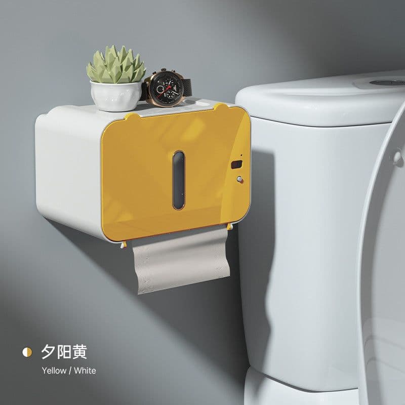 image-Automatic Paper Towel Dispenser - Coral Blue