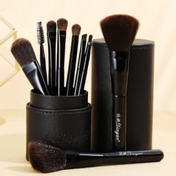 image-XINYAN Makeup Brush Set 9 Pieces Pony Hair Black