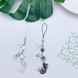 image-New Chinese Koi Beaded Hanging Chain - Versatile Mobile Phone Pendant
