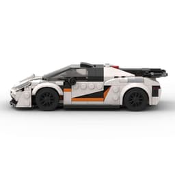 image-MOC Compatible Lego Speed Series Koenigsegg One 8-Grid Racing Car Building Blocks