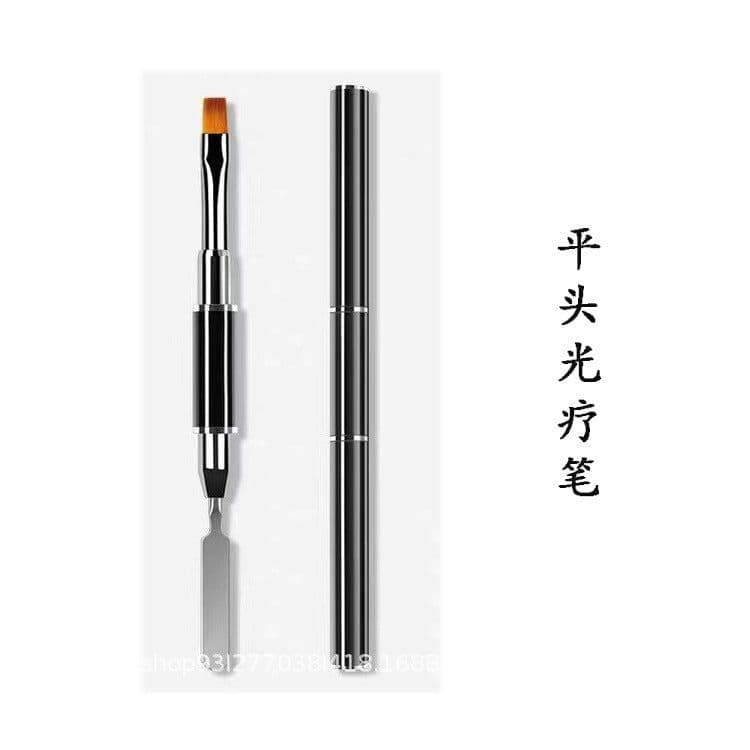 image-Lattice Spectrum UV Gel Pen - Silver Round Head