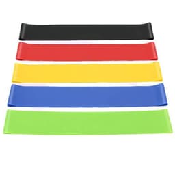 image-Yoga Resistance Belt - TPE, Squat, Leg, Black, 30-40 lbs