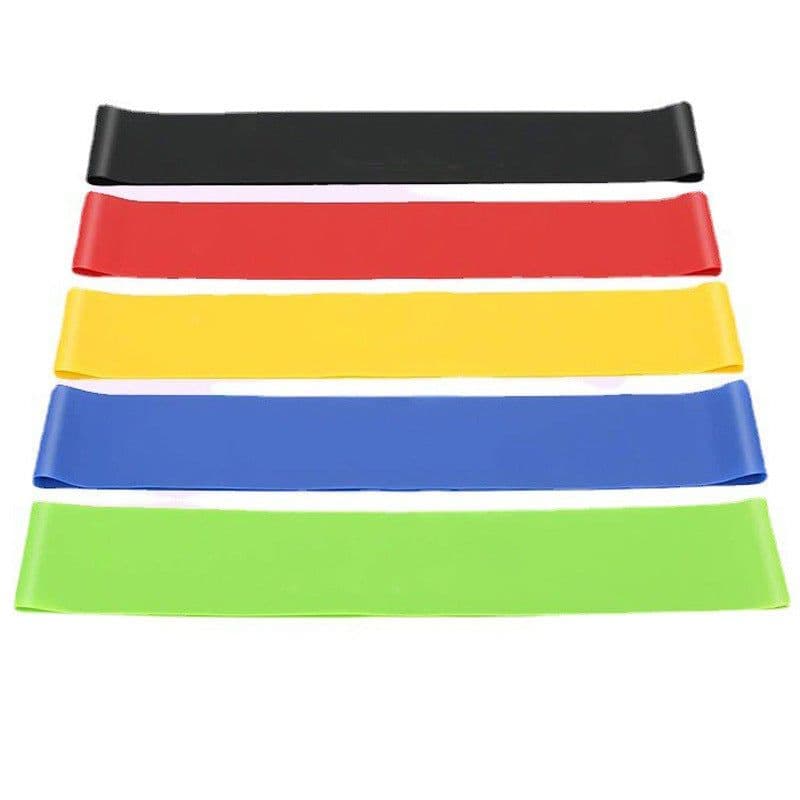 image-Yoga Resistance Belt - TPE, Squat, Leg, Black, 30-40 lbs
