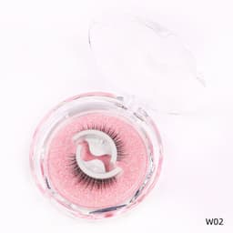 image-Self-Adhesive False Eyelashes - Thick Reusable Chemical Fiber