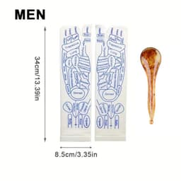 image-Cross-border Warp socks English acupuncture point socks meridian socks Chinese heritage massage socks spot