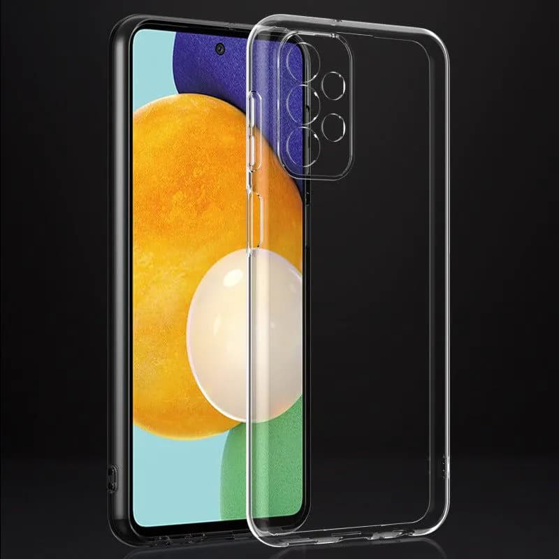 image-Suitable for Samsung a53 mobile phone case galaxyA73 transparent tpu soft shell a13 all-inclusive protective case a03s wholesale