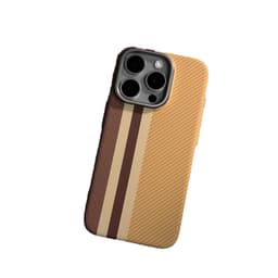 image-Suitable iPhone 15 Pro Max Kevlar Case - Carbon Fiber Pattern