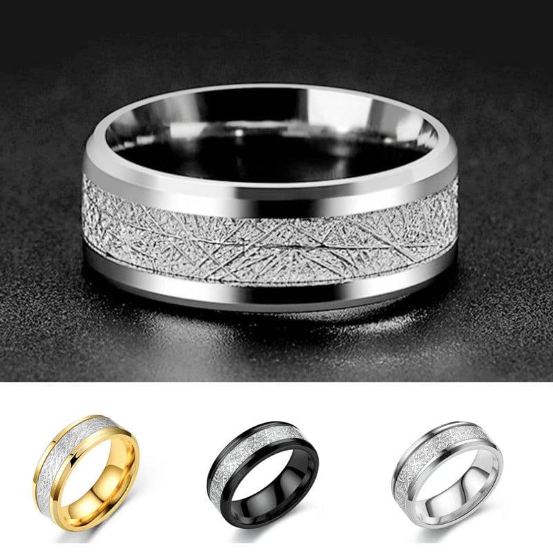 image-Personality Trend Titanium Steel Rime Ring for Women & Men - Hot Jewelry