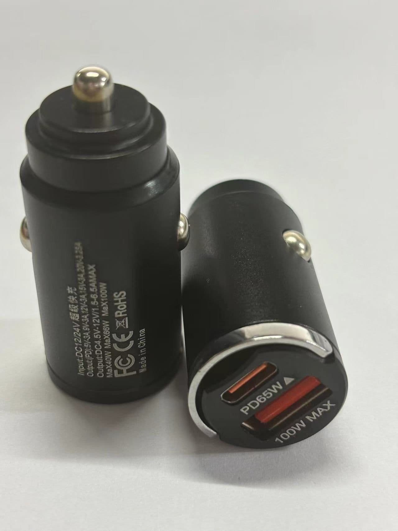 image-100W Car Charger - USB PD 30W QC3.0 Fast Charging