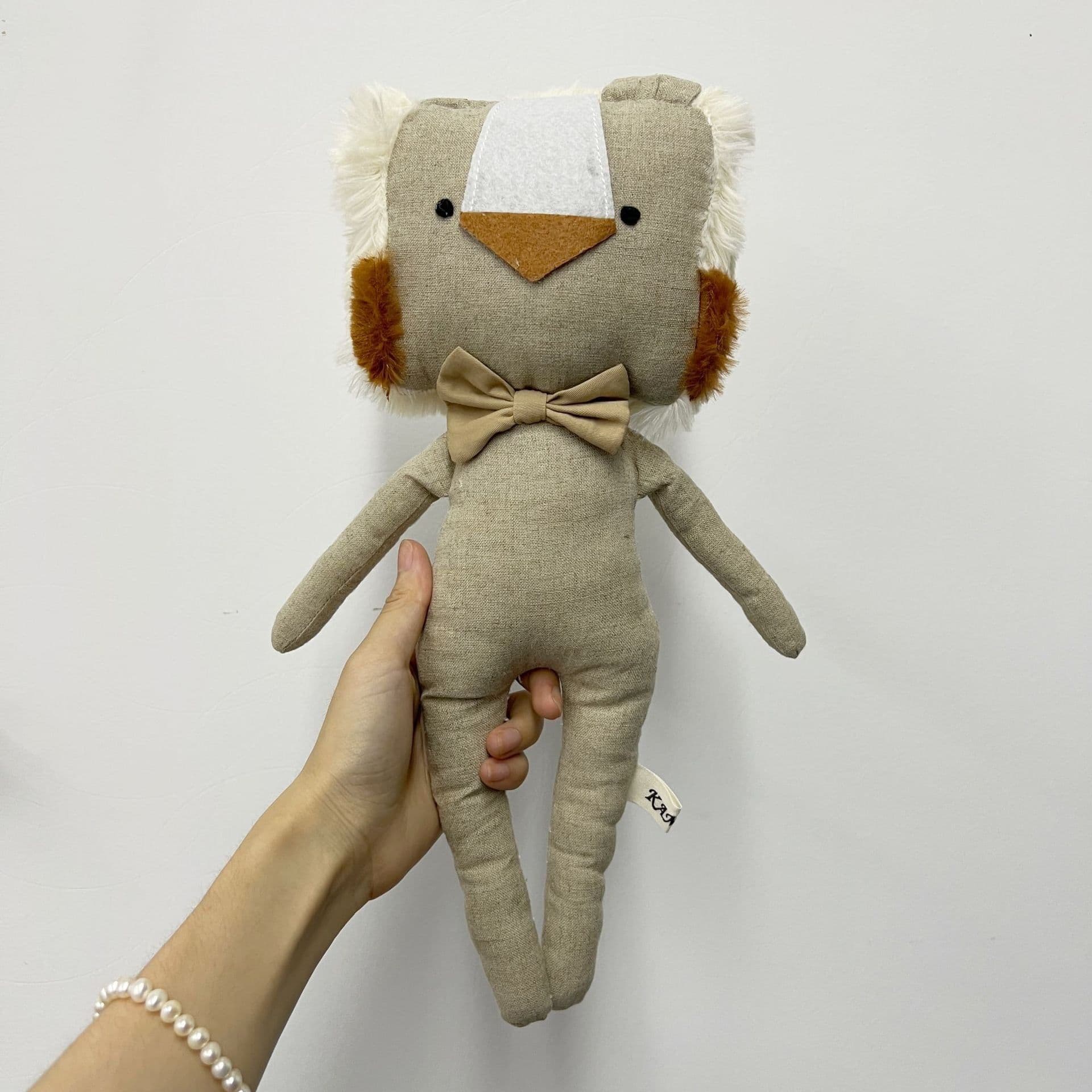image-Baby Comfort Doll - Green Mouse Plush Toy