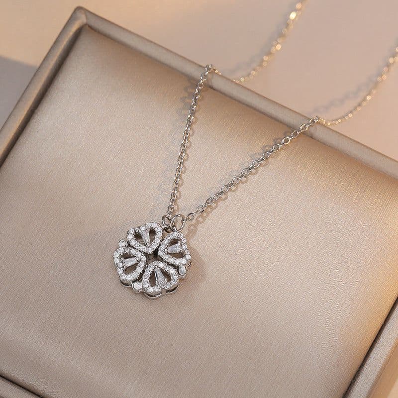 image-Four-Leaf Clover Necklace - Titanium Steel Women