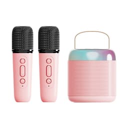image-Taikoo Bluetooth Karaoke Speaker - 3 Speakers, Waterproof Microphone, 1200-2000mAh