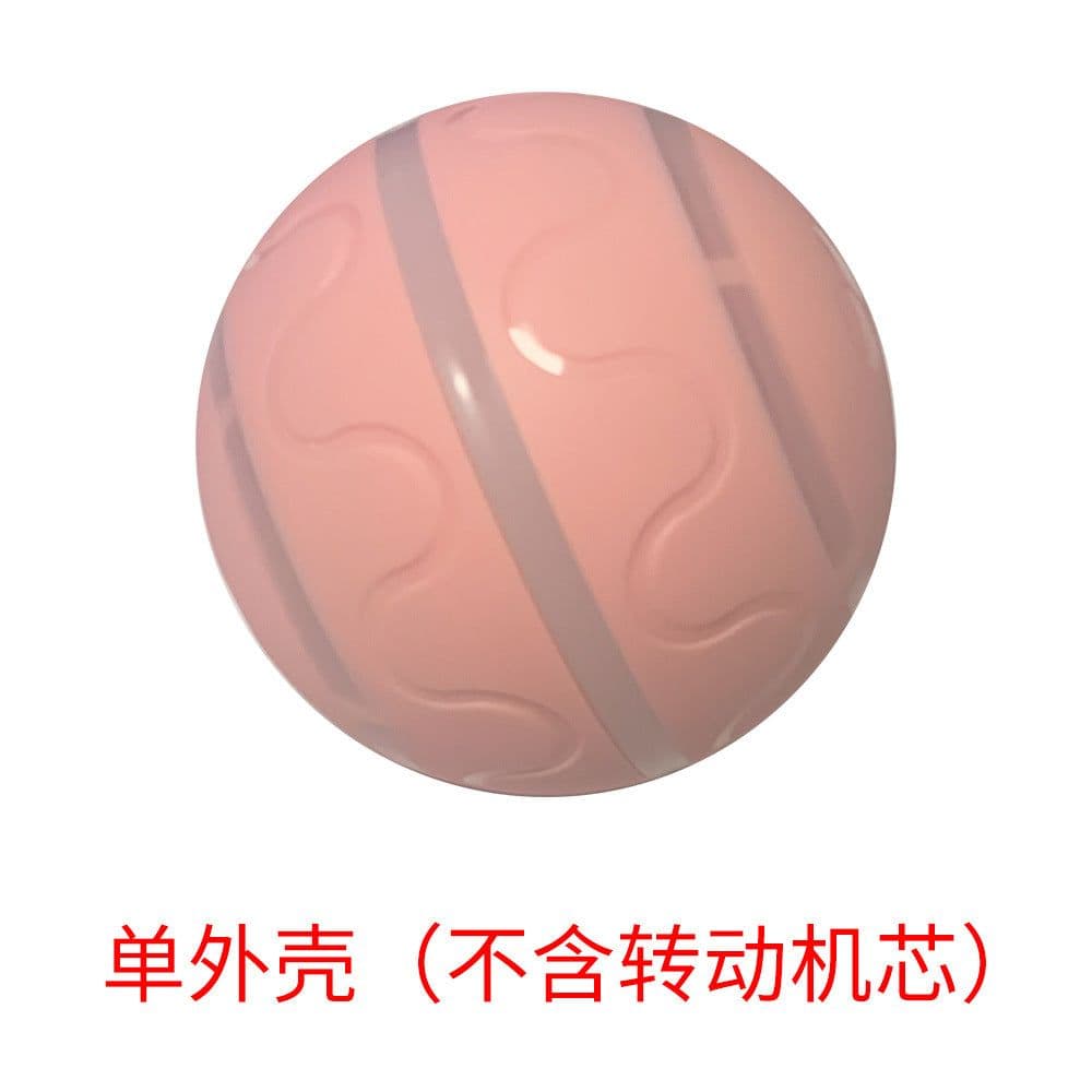 image-DICWAY Automatic Electric Dog Toy - Orange Silica Gel Smart Ball