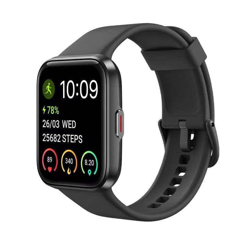 image-Wu ID208 Smart Bracelet - Pink 1.8" TFT Heart Rate, Oxygen, Alexa Voice, Multi-Sport