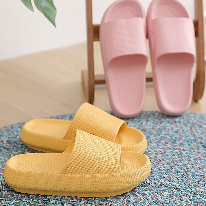 image-EVA Slippers - White 3.2CM Thick Sole