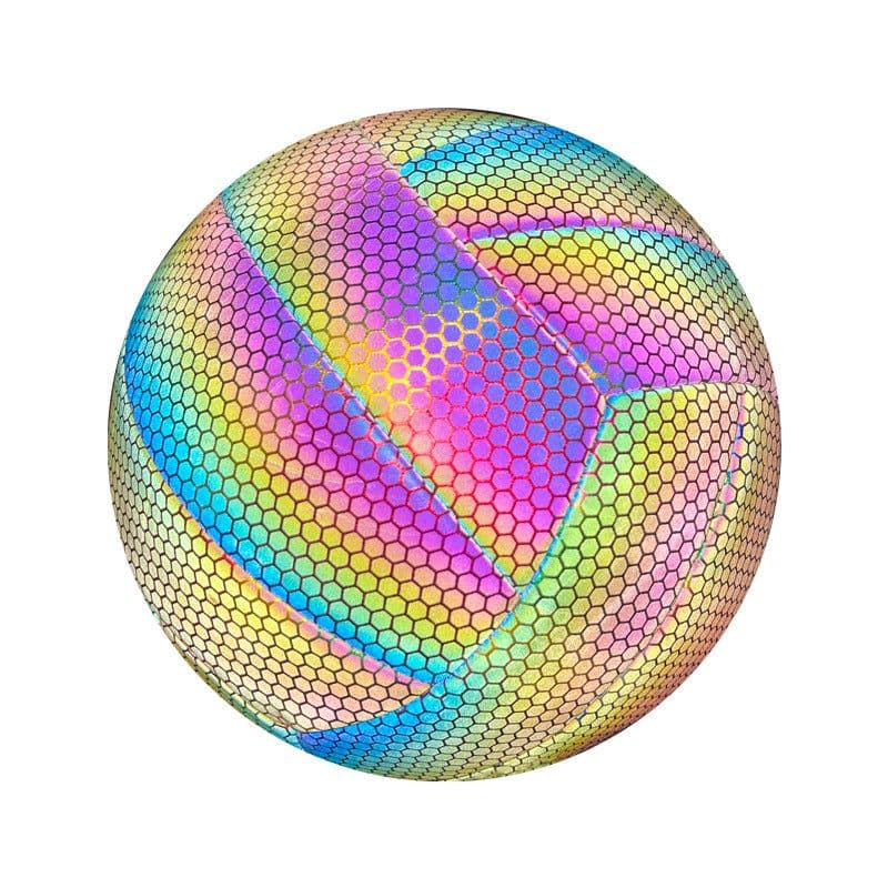 image-Fluorescent Volleyball No. 5 - PU Material, Machine-Sewn