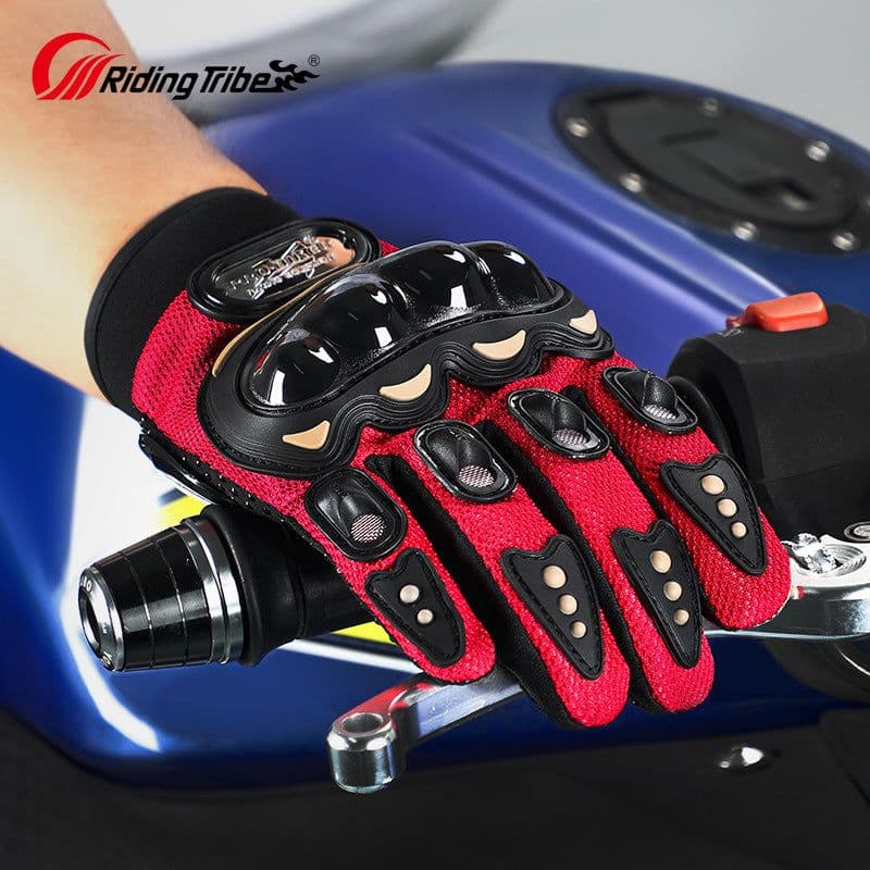 image-Cycling Gloves Touch Screen Racing Outdoor Rider Motorcycle Anti-fall Four Seasons Universal Motorcycle Gloves Manufacturer Wholesale