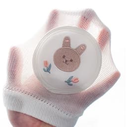 image-Cute baby knee pads for boys and girls crawling protective gear baby toddler anti-fall pure white sponge elbow pads summer thin