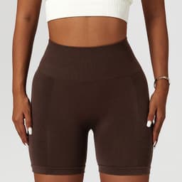 image-Yoga Shorts - Summer Running Tights, Breathable High Waist, Versatile Sports Pants, Far Mountain Ash