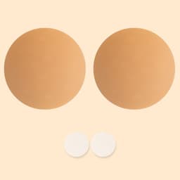 image-Silicone Nipple Stickers - Skin Breathable 8cm Round