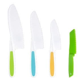 image-Children's Plastic Knife Set 19pc - Serrated Blade