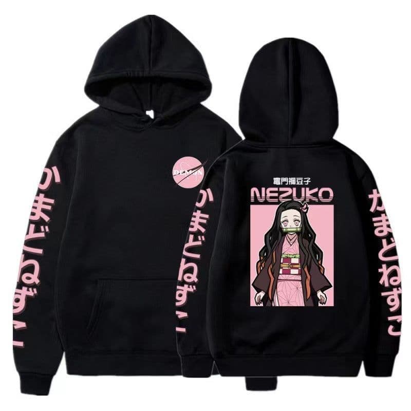 image-Men's & Women's Anime Hooded Hoodie - Large Size