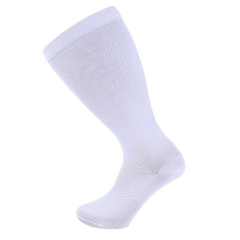 image-Hot Selling Sports Compression Socks - White 7XL